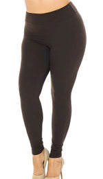 Load image into Gallery viewer, Plus Size - 3&quot; High Waisted Buttery Soft Solid Leggings
