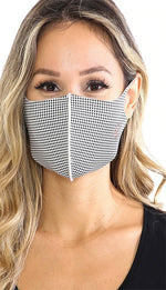 Load image into Gallery viewer, Copper Infused Dots Print Face Mask (Anti-Bacterial)
