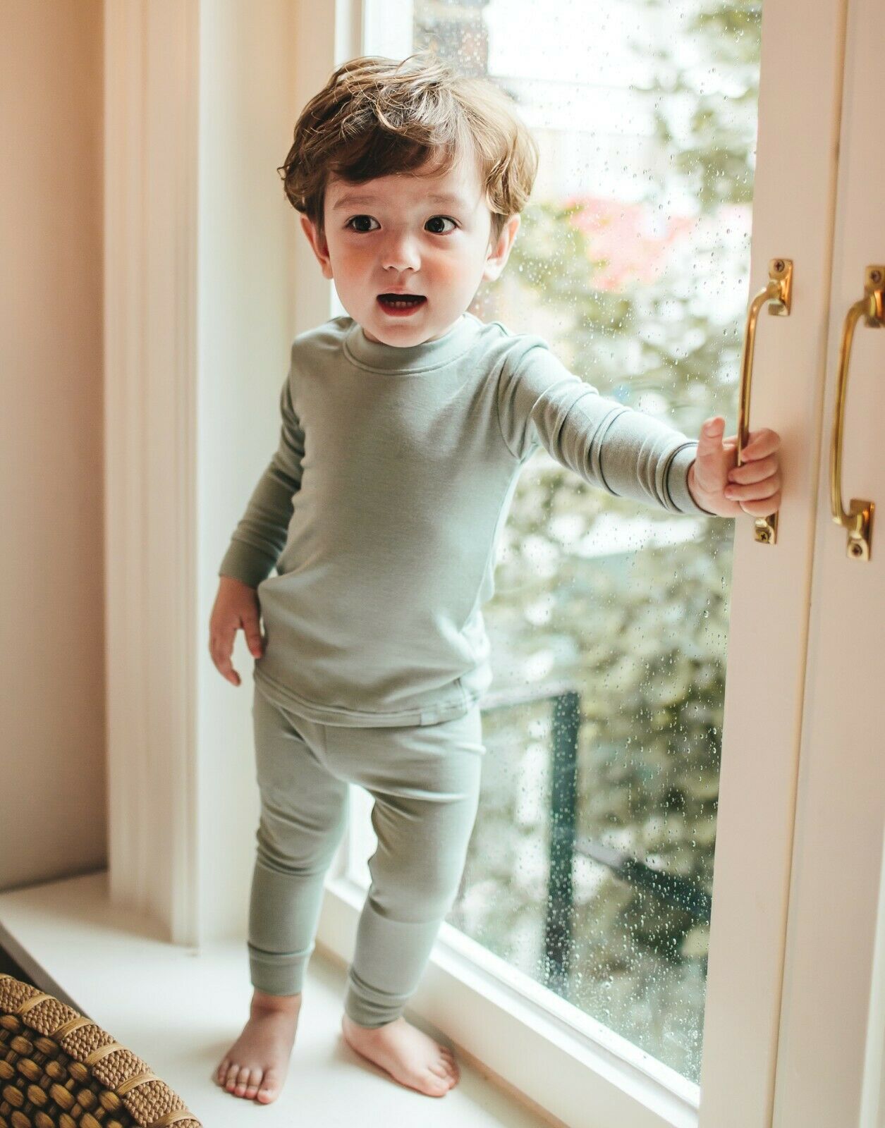 Super Luxury Soft Modal Mint Green Girls & Boys Playwear