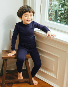 Super Luxury Soft Modal Navy Girls & Boys Playwear