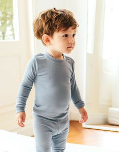 Super Luxury Soft Modal Powder Blue Girls & Boys Playwear