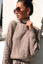 Load image into Gallery viewer, Cozy Soft Computer Knitted Co-ord Sets

