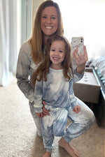 Load image into Gallery viewer, Mommy &amp; Me Matching - Comfy Purple-ish Grey Tie-Dye Co-ord Set

