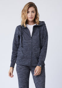 Soft Comfy French Terry Sweater with Zipper