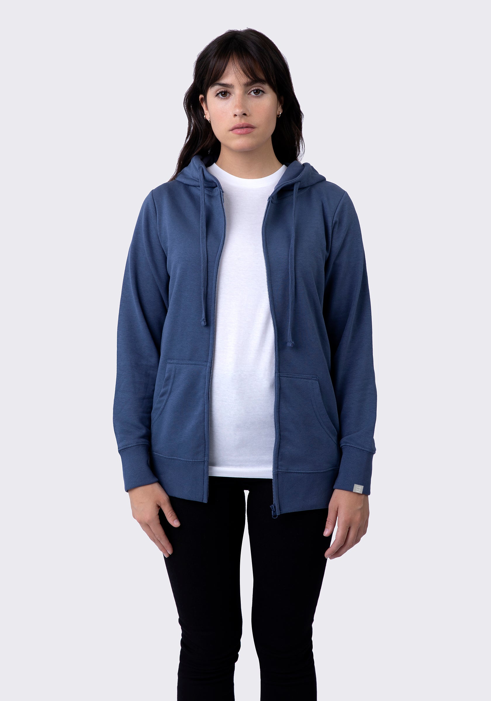 Soft Comfy French Terry Sweater with Zipper