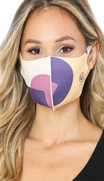 Load image into Gallery viewer, Copper Infused Cream Multi-Color Face Mask (Anti-Bacterial)
